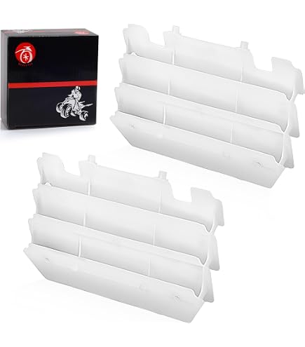 Amazon.com: JAVIK 2PCS Radiator Shrouds Guards Louvers Fit for